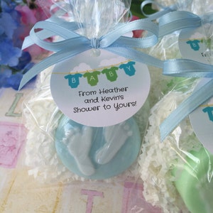 Baby Shower Soap Favors Baby Feet Soap Favors Shower Favors Baby Shower Favors image 3