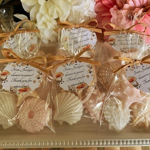 Seashell Soap Favors (Set of 10): Beach Wedding, Bridal Shower