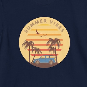 Honda Element Summer Vibes Palm Trees and Sunset Retro Short-Sleeve Unisex T-Shirt