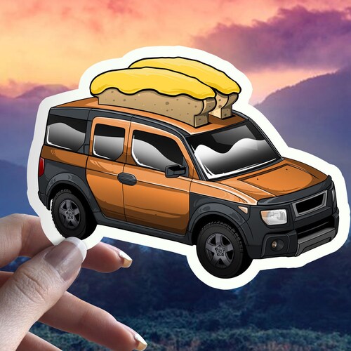 Element Vinyl Decal Compass Decal Mountain Decal Car Decal Etsy