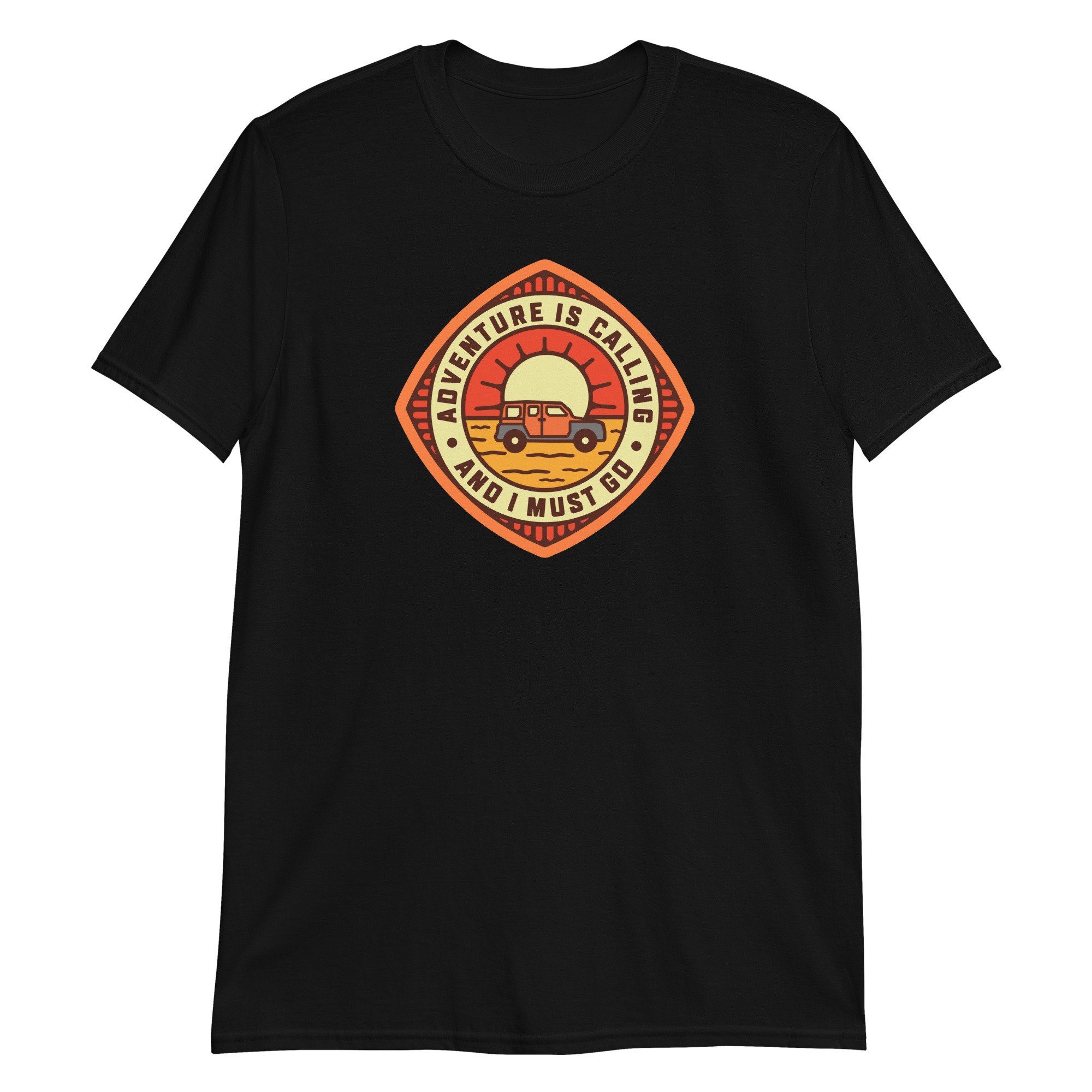 Honda Element Adventure is Calling and I Must Go (Orange) Short-Sleeve Unisex T-Shirt