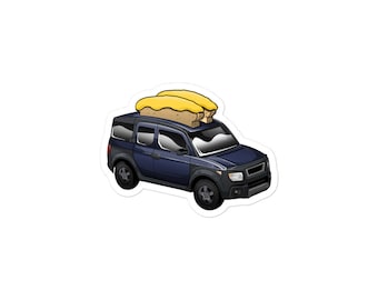 Honda Element Toaster ewige blaue Perle Vinyl Aufkleber