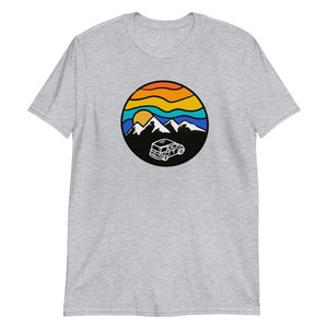 Honda Element Retro Mountain Sun Short-Sleeve Unisex T-Shirt