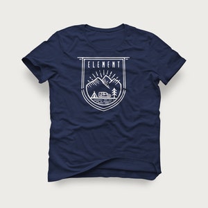 Honda Element Camping Badge Short-Sleeve Unisex T-Shirt