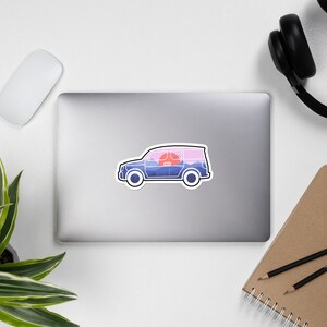 Honda Element Animated Mountain Sunset Vinyl Sticker