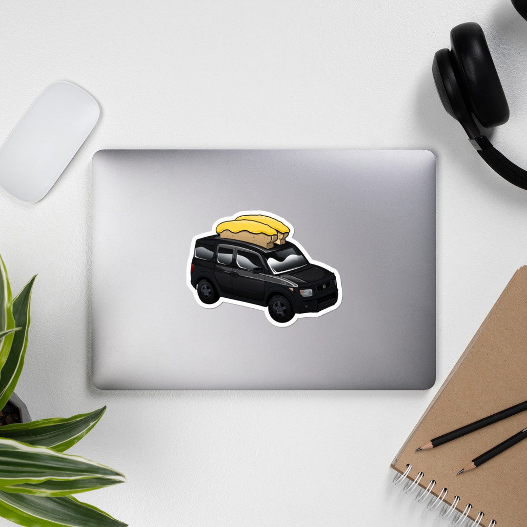 Honda Element Toaster Nighthawk Black Pearl Vinyl Sticker Etsy