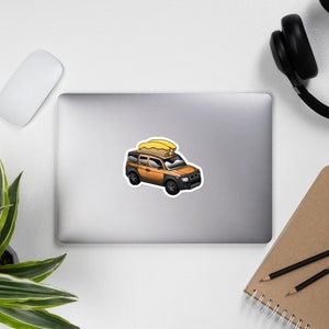 Honda Element Toaster Tangerine Metallic Vinyl Sticker