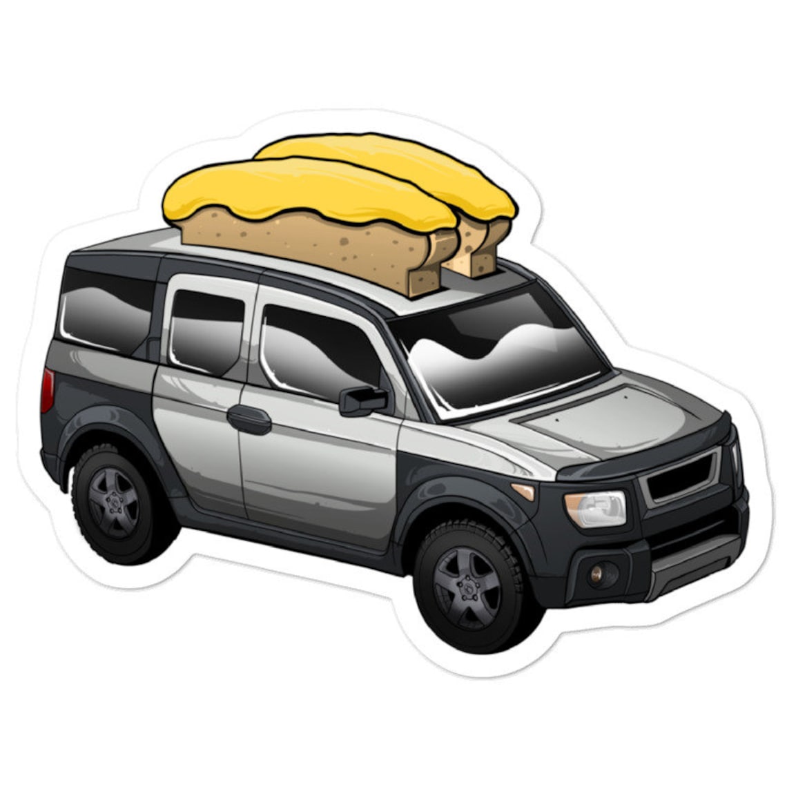Honda Element Toaster Multiple Colors Vinyl Sticker Etsy Singapore