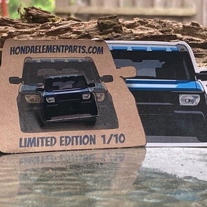 Limited to 10: Get Your Exclusive Honda Element Pin/Sticker Set Now