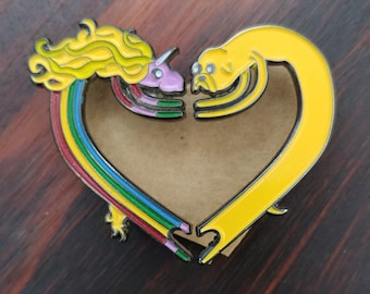 Heart Pair - Lapel, Bag, Hat Pin Adventure Time