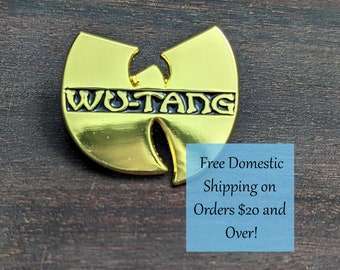 Wu-tang Gold Lapel Pin