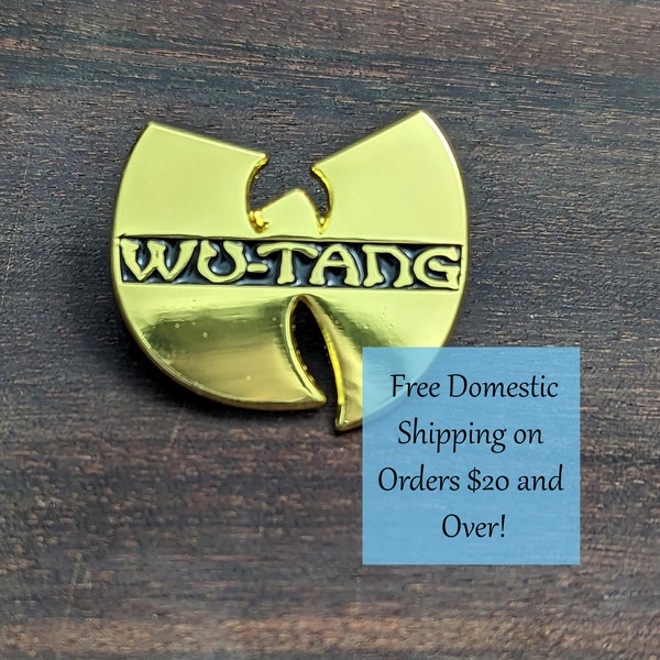 Wu-Tang Anstecknadel aus Gold