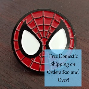 Spiderman Emblem Logo Lapel Pin Hat Pin