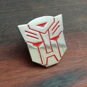 Autobots Emblem Lapel Pin Hat Pin - Red