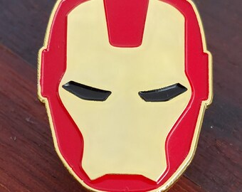 Iron Man Emblem Logo Lapel Pin Hat Pin