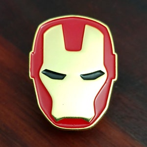Iron Man Emblem Logo Lapel Pin Hat Pin