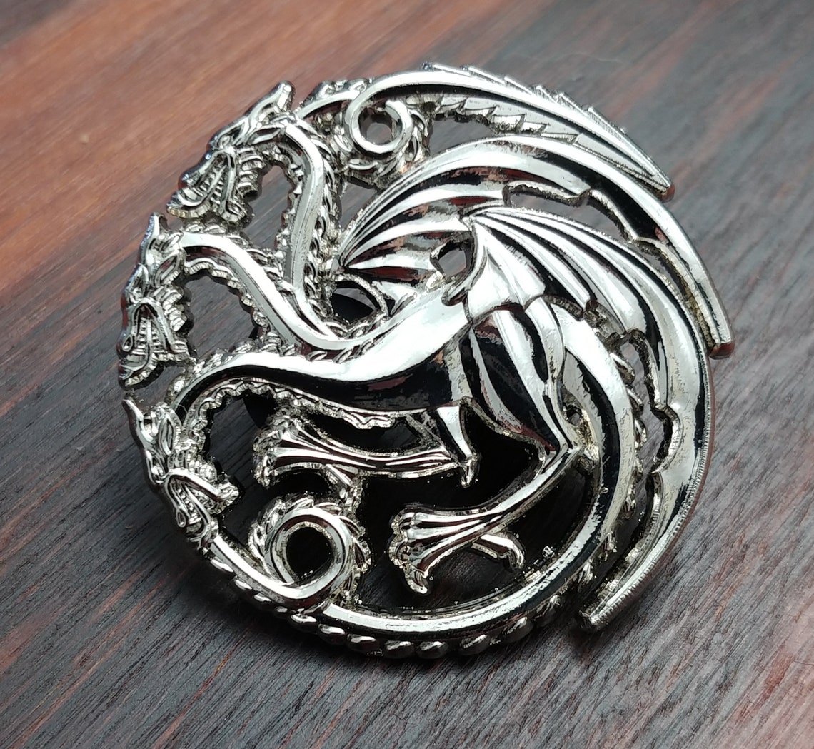 House Targaryen 3D Pin Game of Thrones Etsy