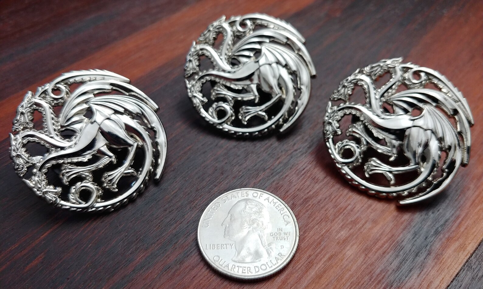 House Targaryen 3D Pin Game of Thrones Etsy