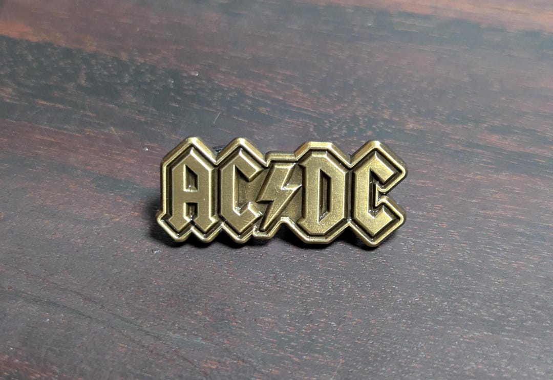 AC/DC - 3D Pin - Etsy
