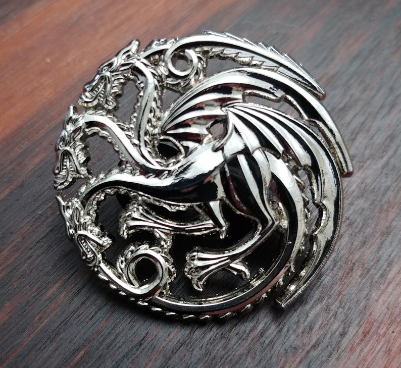 House Targaryen 3D Pin Game of Thrones | Etsy