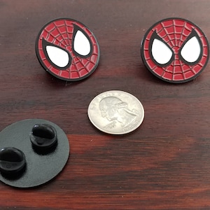 Spiderman Emblem Logo Lapel Pin Hat Pin image 4