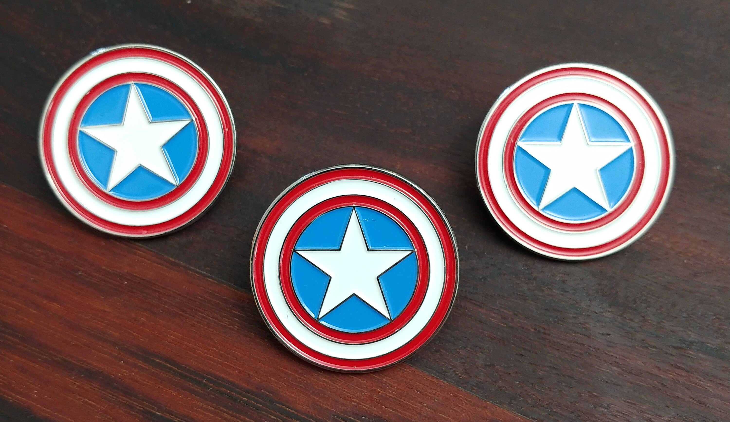 Captain America Emblem Lapel Pin Hat Pin - Etsy