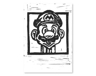 Dispensador de PEZ con retrato de Mario de 5" x 7" (edición limitada)