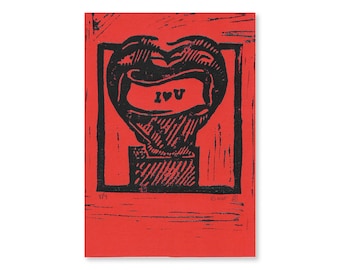 Dispensador de PEZ de edición limitada de 5" x 7" con el retrato de un San Valentín "Te amo"