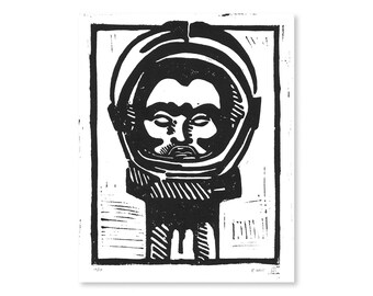 Dispensador PEZ con retrato de astronauta de 8" x 10" (edición limitada)