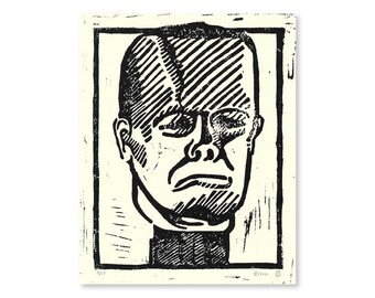 Dispensador de PEZ con retrato de Frankenstein de 8" x 10" (edición limitada)