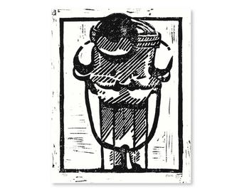 Retrato de PEZ Pal Doctor (edición limitada) de 8" x 10" y dispensador de PEZ