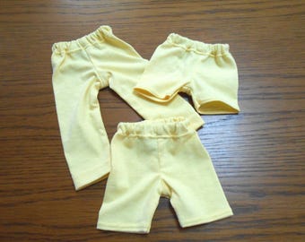 18" Doll Leggins in 3 lengths