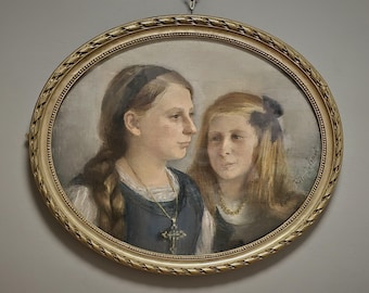 フランス製磁器人形（眼鏡付き）、ヴィンテージビクトリア朝の女性像