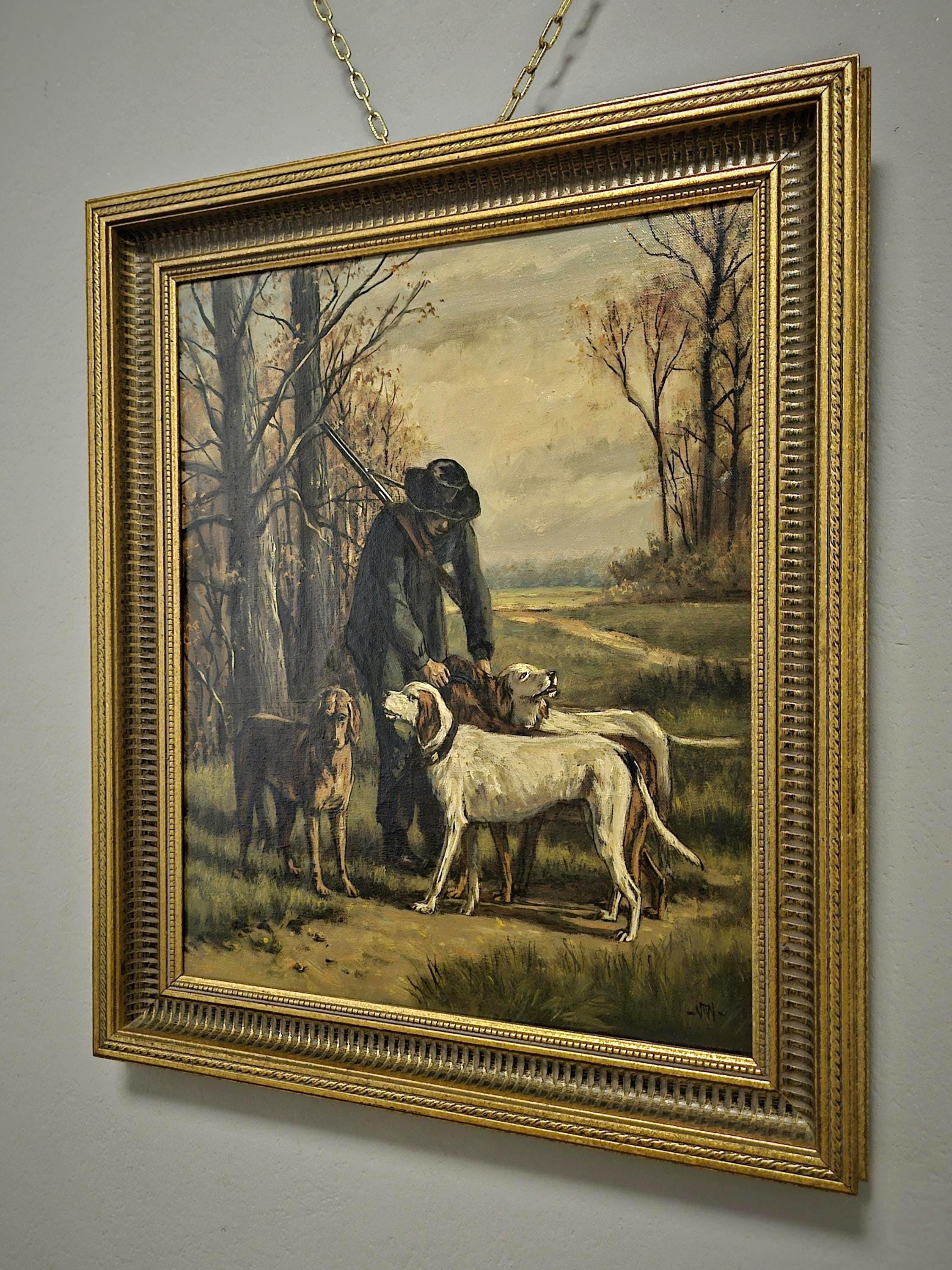 本物 アンリ・ジネステ 油絵 絵画 アンティーク インテリア 家具