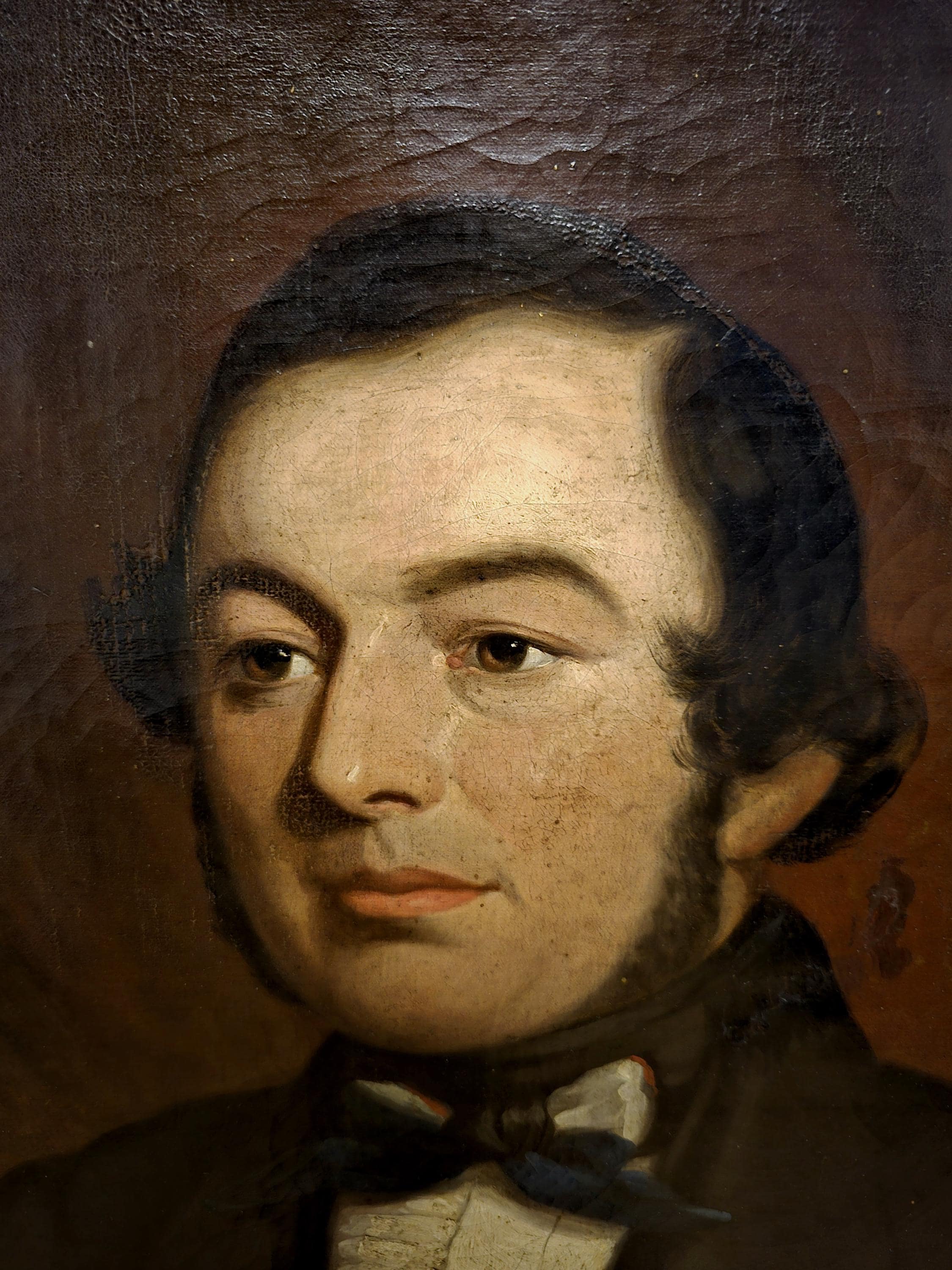 アンティーク 大型 英国 油絵 肖像画 19世紀 貴族 紳士 サイン入り