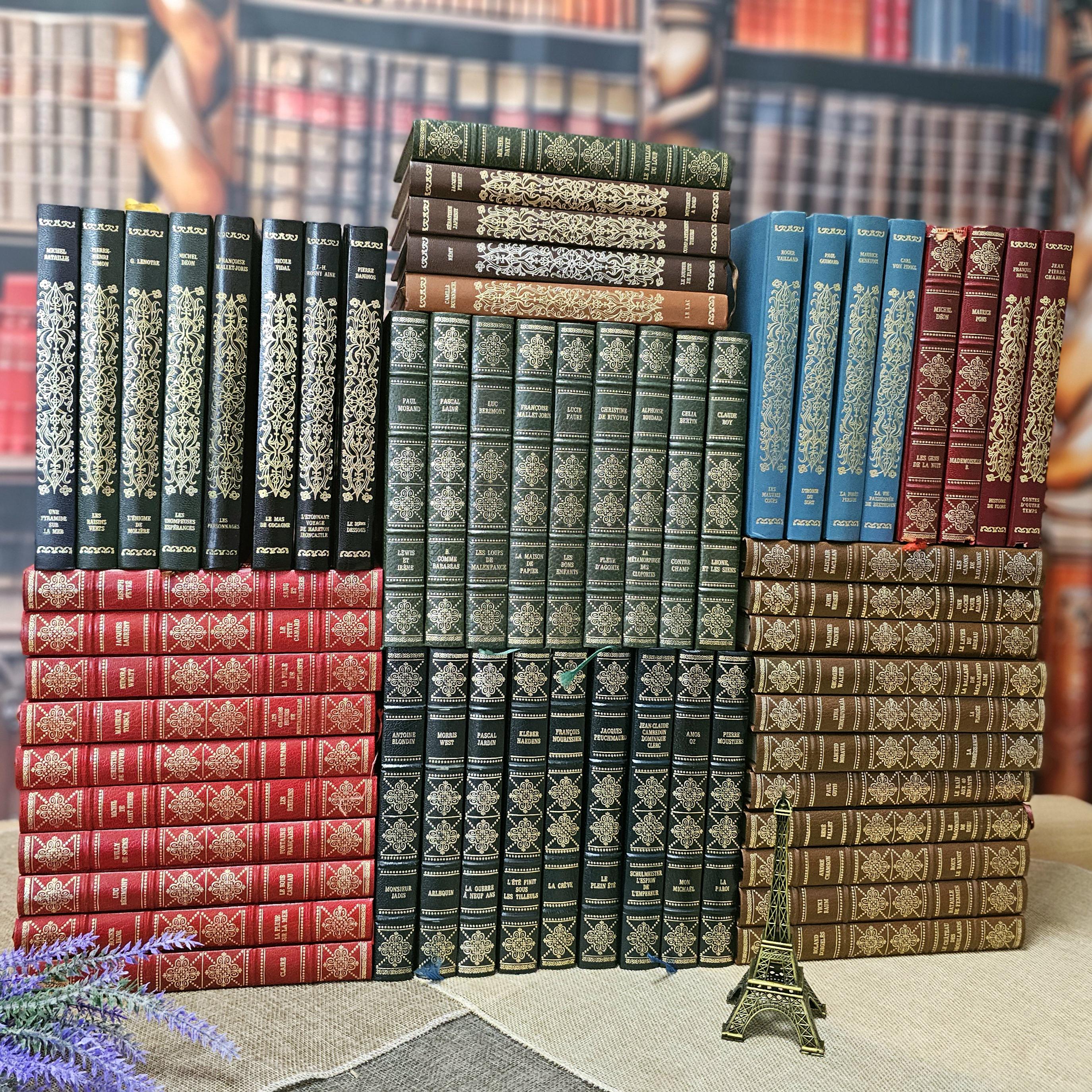 アンティーク雑貨 Old French Books 1830. Antique 19th Century French Book | Decorative Leather