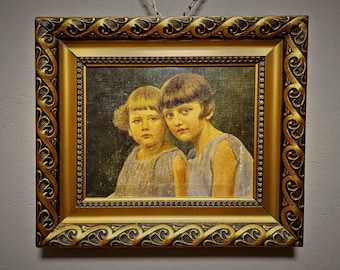 French Antique Oil Portrait, 19th Century Bourgeois Gentleman