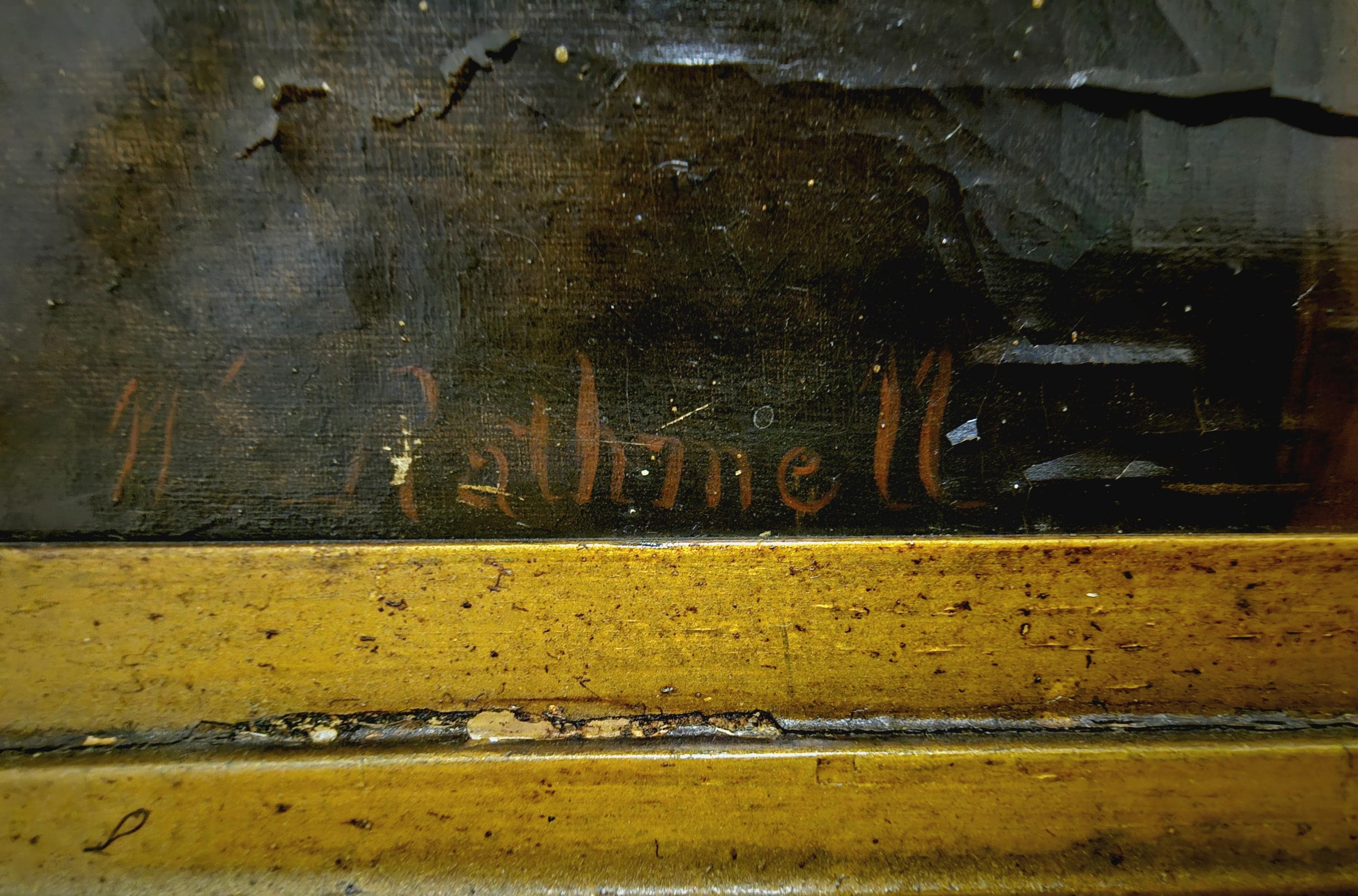 アンティーク 大型 英国 油絵 肖像画 19世紀 貴族 紳士 サイン入り