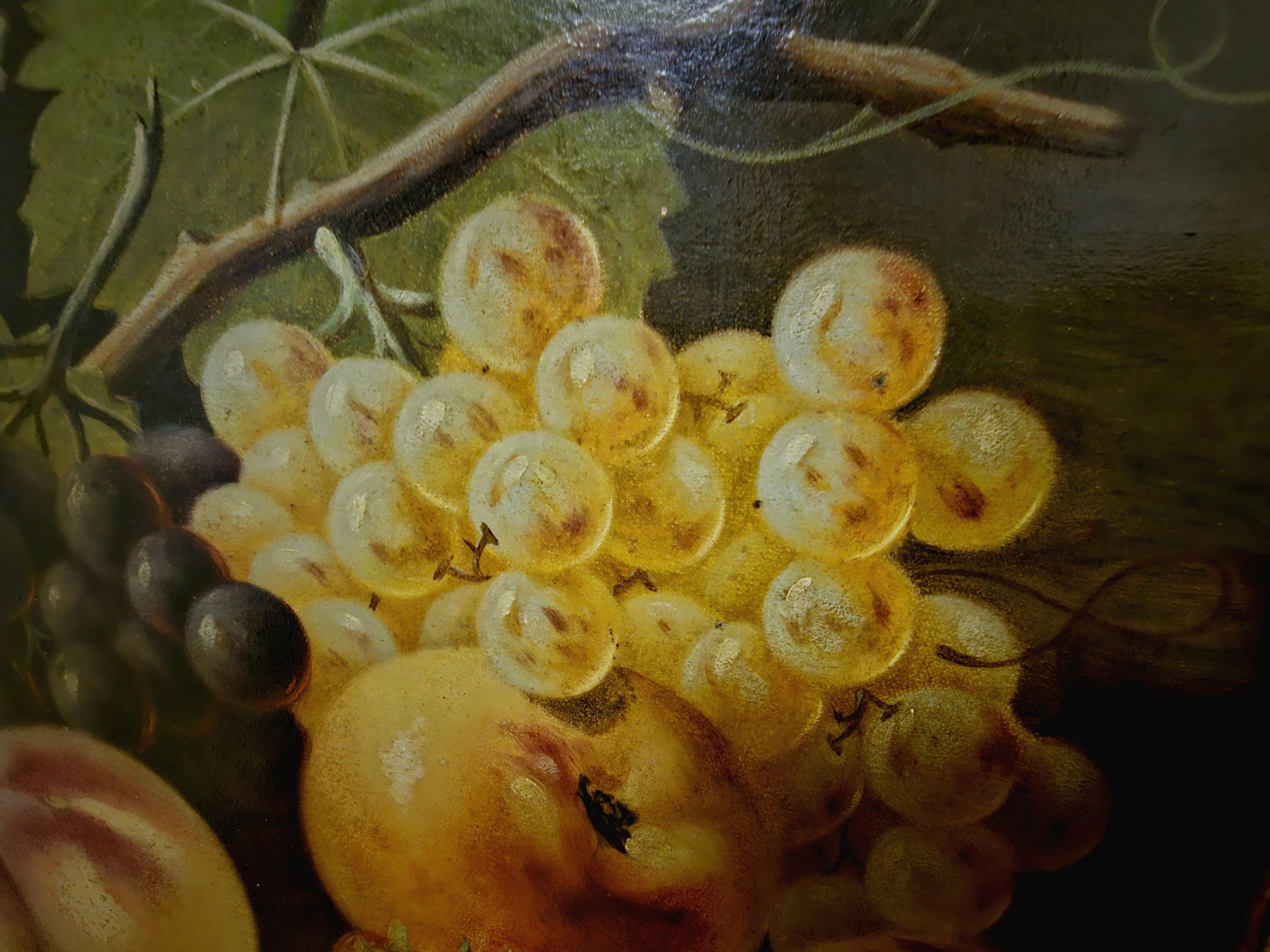 アンティーク　絵　水彩画　果物　antique フランス アンティーク 絵 水彩画 果物 antique フランス