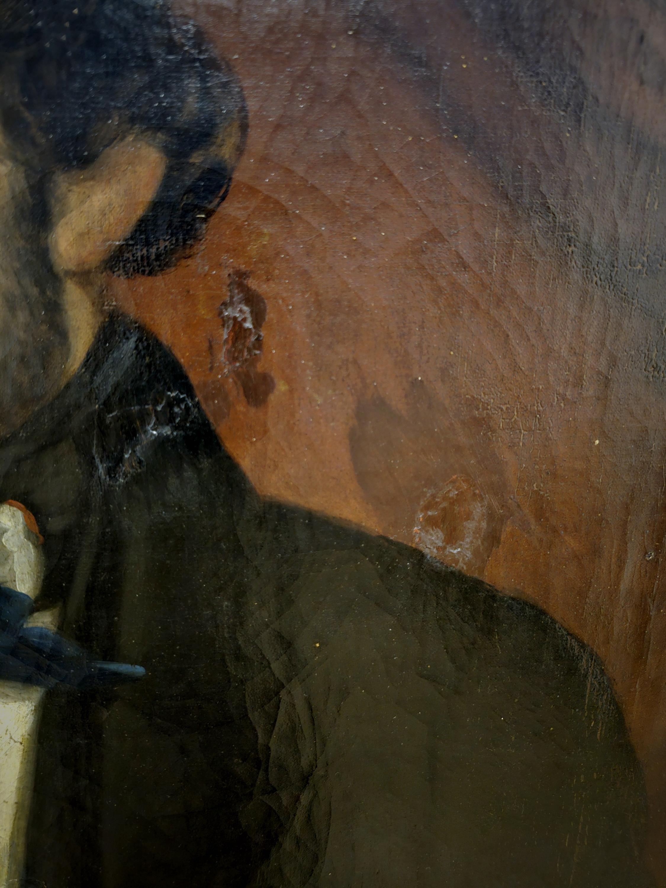 アンティーク 大型 英国 油絵 肖像画 19世紀 貴族 紳士 サイン入り