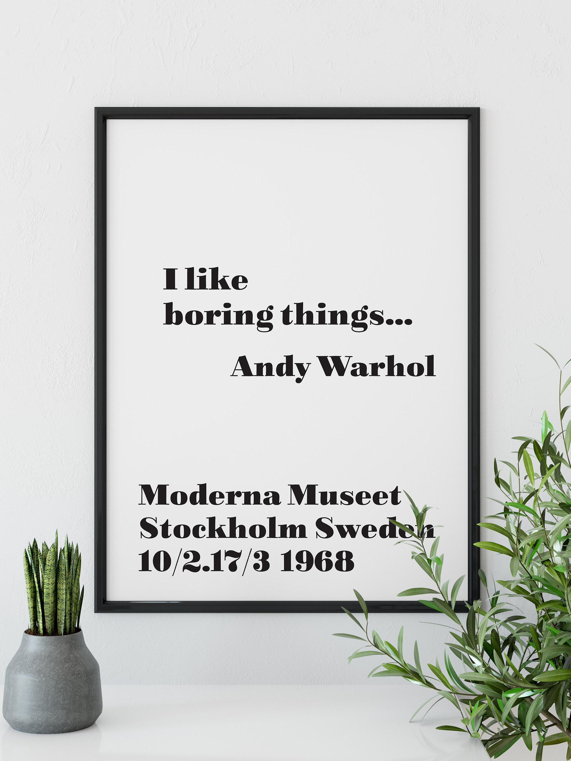 希少】Andy Warhol ルートートI like boring thing I Like