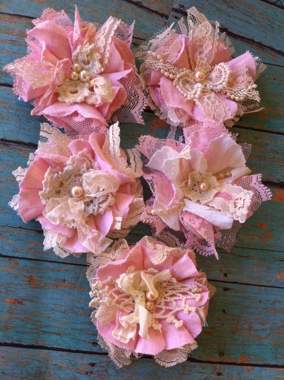 Pink And Ivory Baby Shower Flowers Mason Jar Flowers Etsy