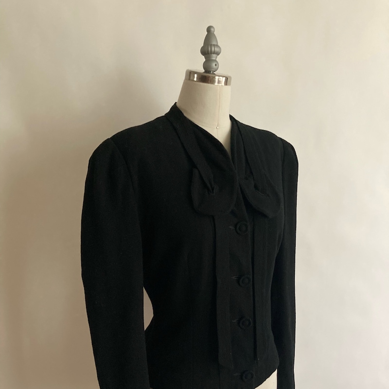 M/L | 1940s Style Wool Utility Jacket