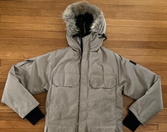 1980s Canada Goose Expedition Khaki Parka/goose Down Filled