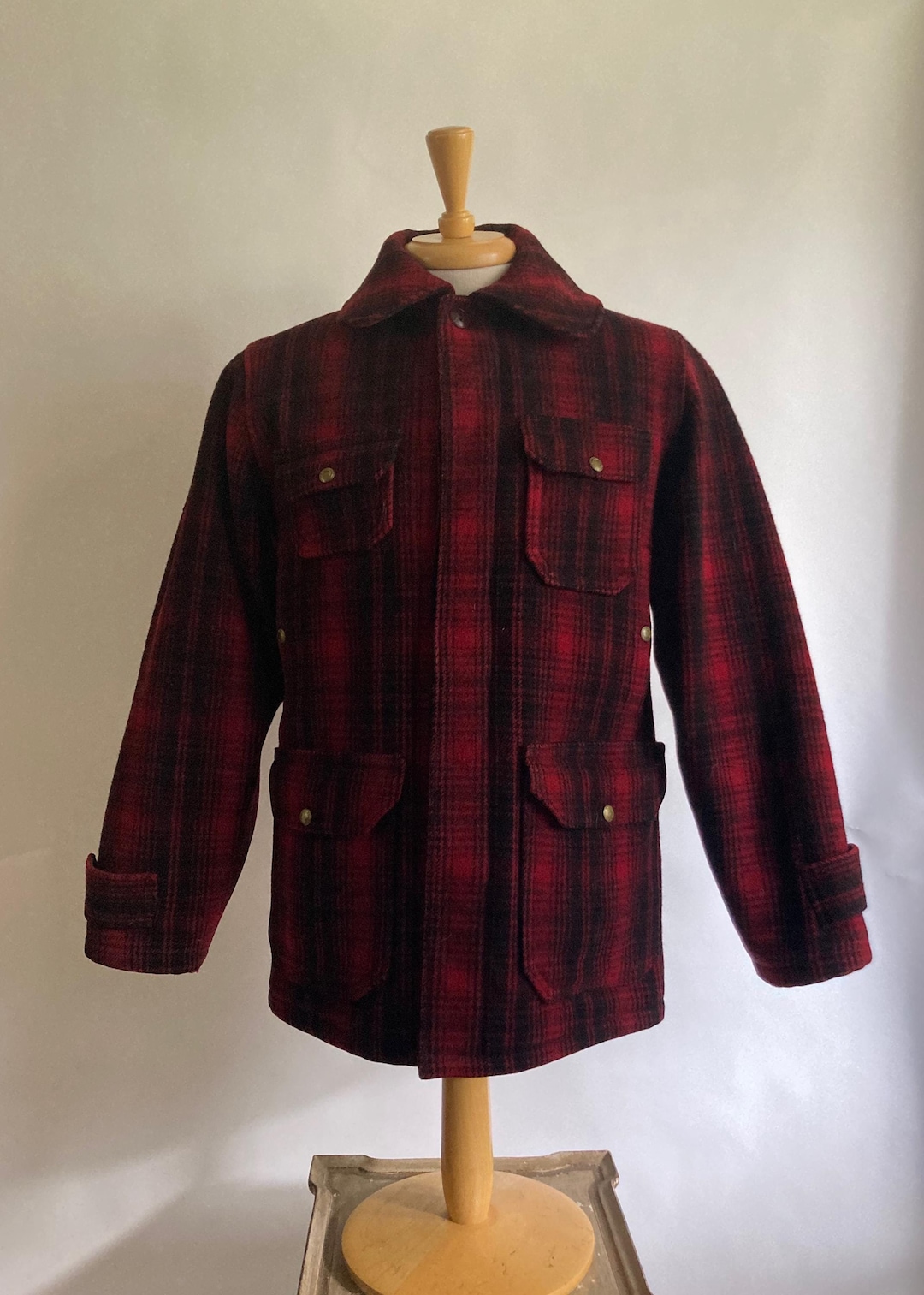 ジャケット・アウター old supreme red built woolrich chorecoat