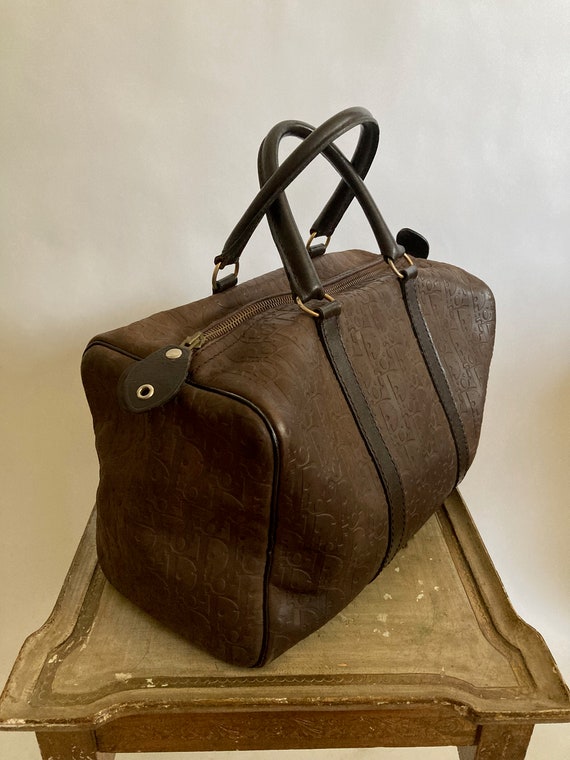 Vtg Louis Vuitton Bag 1940's Holdall Leather 1930's Louis Vuitton Duffle  Bag