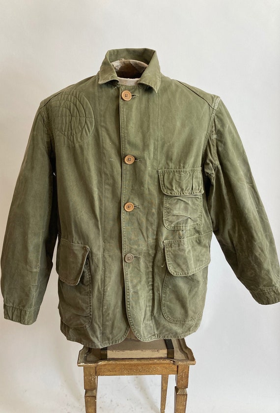 1930\'s/1940\'s American Field/hettrick Mfg. Co. Heavy Cotton Canvas Gun Coat/rw  - Etsy Israel