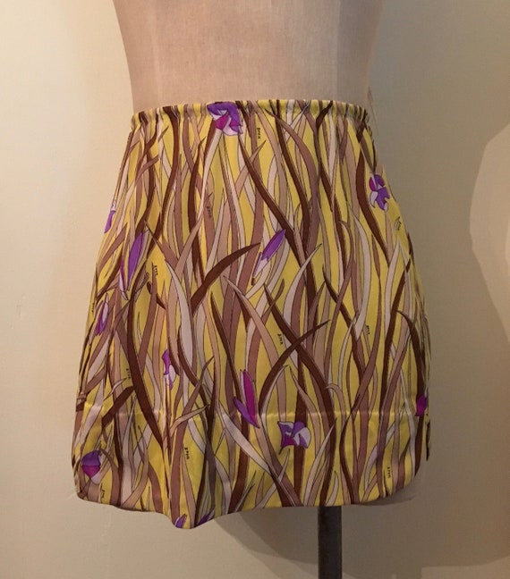 1960's Vintage Emilio Pucci Floral Skirt Slip for
