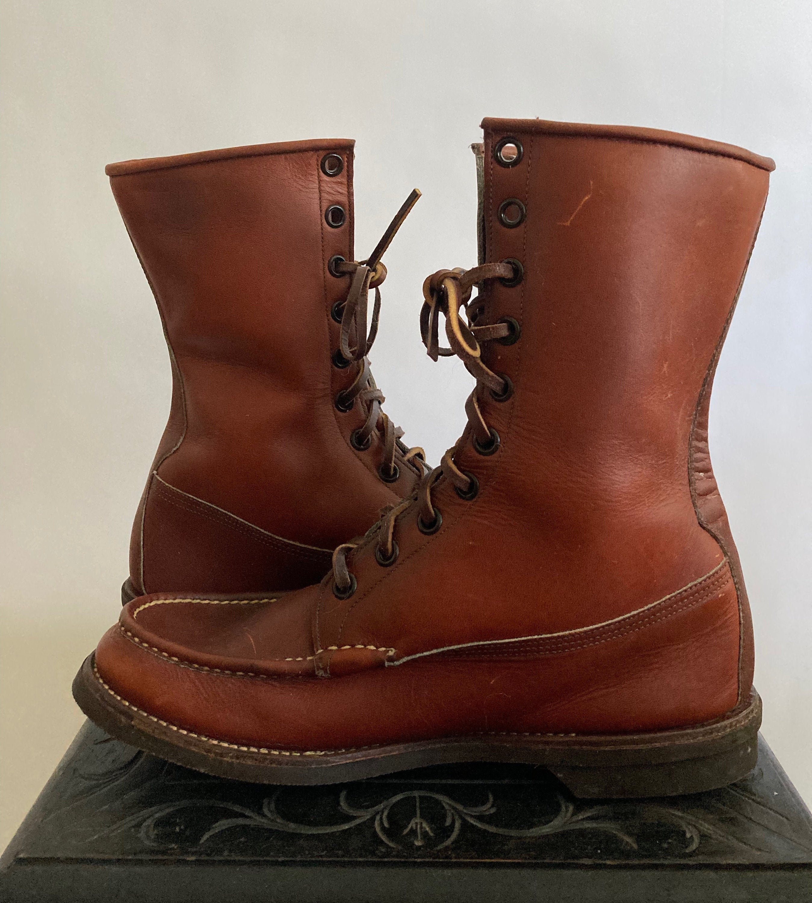 hunter moc toe boots