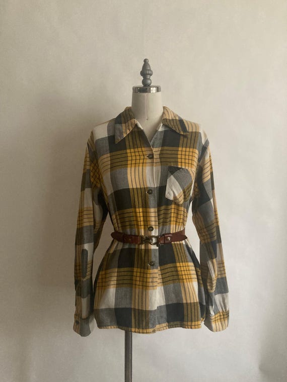 1940s/40s Vintage Simtex Sanforized Cotton Woven … - image 1